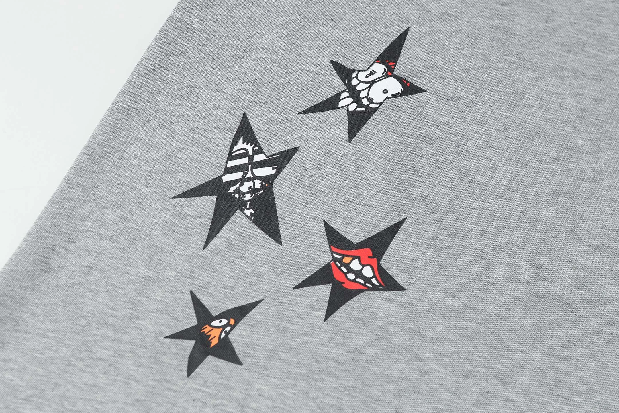 P150 Cross-border model, please do not place an order if you are pursuing quality - Chrome Hearts/Chrome Hearts Graffiti ✍️ printed short-sleeved T-shirt - High weight, high density and high quality. The wool is soft, delicate and skin-friendly. Soft and silky to the touch. Excellent warmth and skin-friendly properties. - Customized weaving and dyeing, no color difference, no matter the fabric or workmanship details. Comparing with the ordinary version on the market -Colour: floral gray -Size: S M L XL